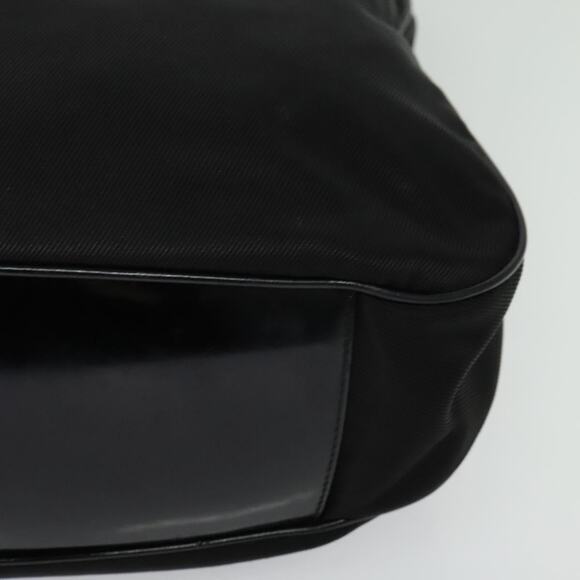 GUCCI Bamboo Hand Bag Nylon Black Silver 001 2404 001 2404 - Picture 11 of 16